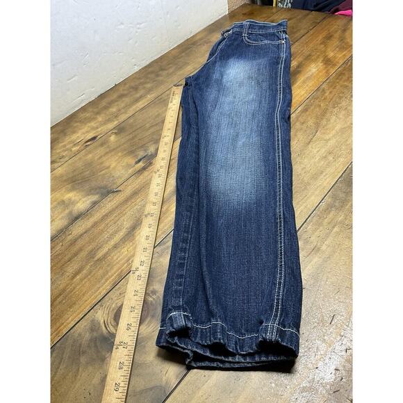 Vintage Y2K Boys South Pole Dark Wash Jeand Size 12 - Picture 10 of 10